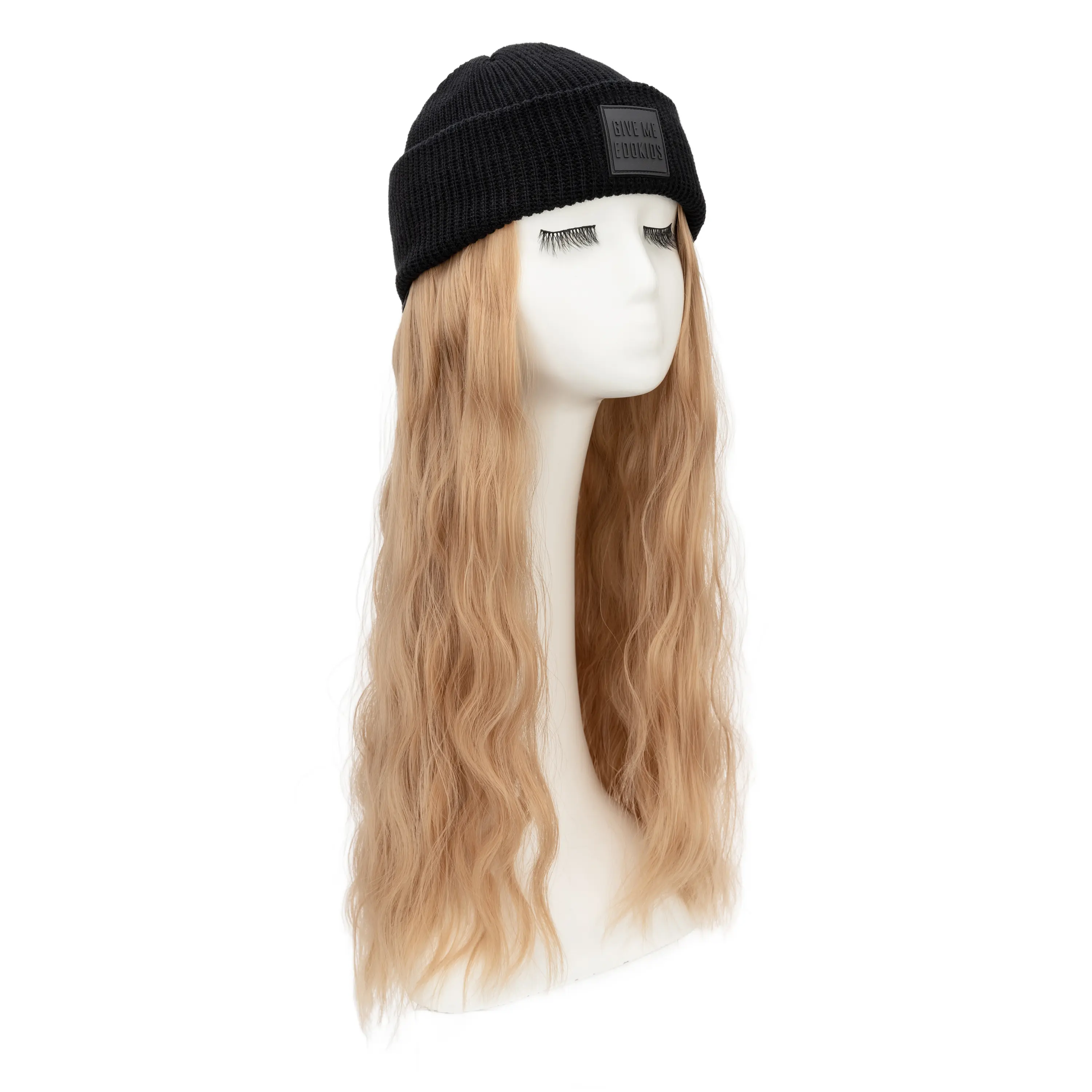 Black Hat-Hair Length-18inch-018