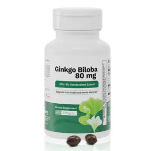 Ginkgo Biloba Extract 80 mg, softgels