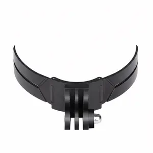 Motorcycle helmet chin mount for GoPro 13/11/12 and DJI action cameras, integrated helmet mount