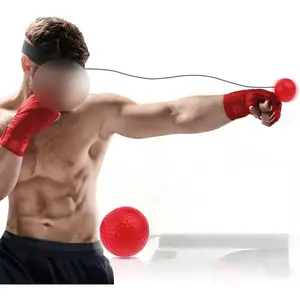 Boxing Reflex Ball Set With Adjustable Headband for Punching Practice, Interactive Boxing Ball, Improve Reaction Response ,Men Gifts Boxing Gear, Exercise Equipment