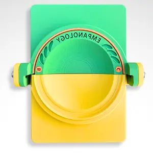 Click to see full view Empanada Maker Press, ANY SIZE YES!, Choose Your Crimp Style, LOGO & Custom Text, Interchangeable Letters, Reinforced Steel Hinges & Sides, For Empanadas, Dumplings, UP TO 7" SIZE, FULLY CUSTOMIZED