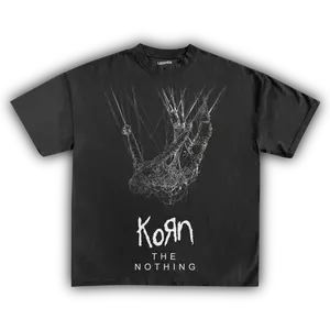 Korn The Nothing Vintage Tee T-shirt Unisex Cotton Crewneck Casual