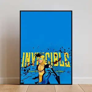 Invincible Unframed Poster Canvas A Must-Have for Fans Perfect for Home Office Collector Displays and Gifts