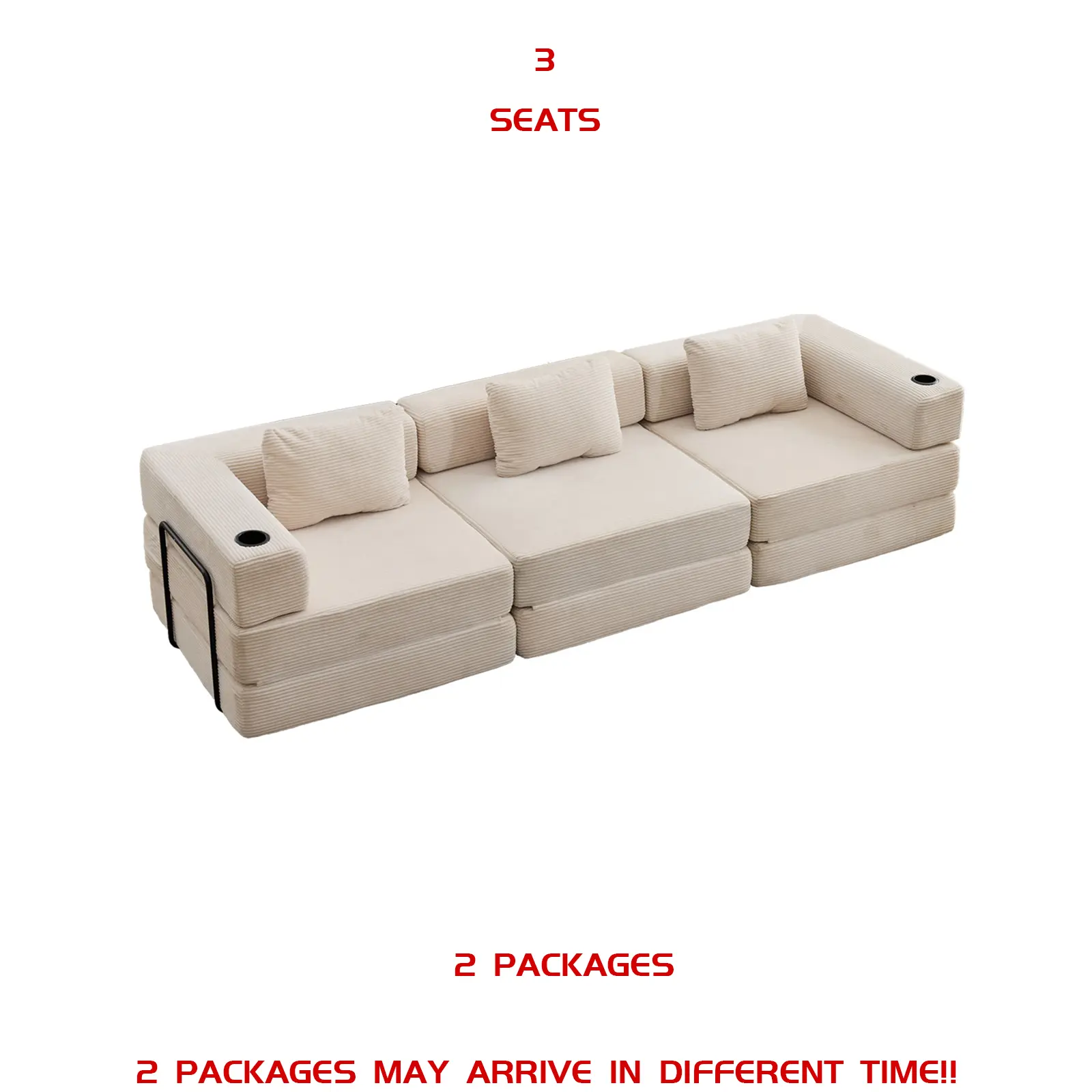 White- 3 seats