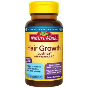 Hair Growth Lustriva® with Vitamin A & C Softgels