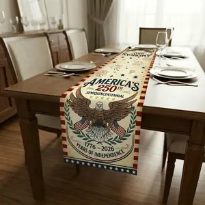 Military US Army Table Runner,Memorial Day Independence Day Veterans Day Military US Army Theme Tablecloth Kitchen Dining Table Linen for Indoor Outdoor Home Party Decor