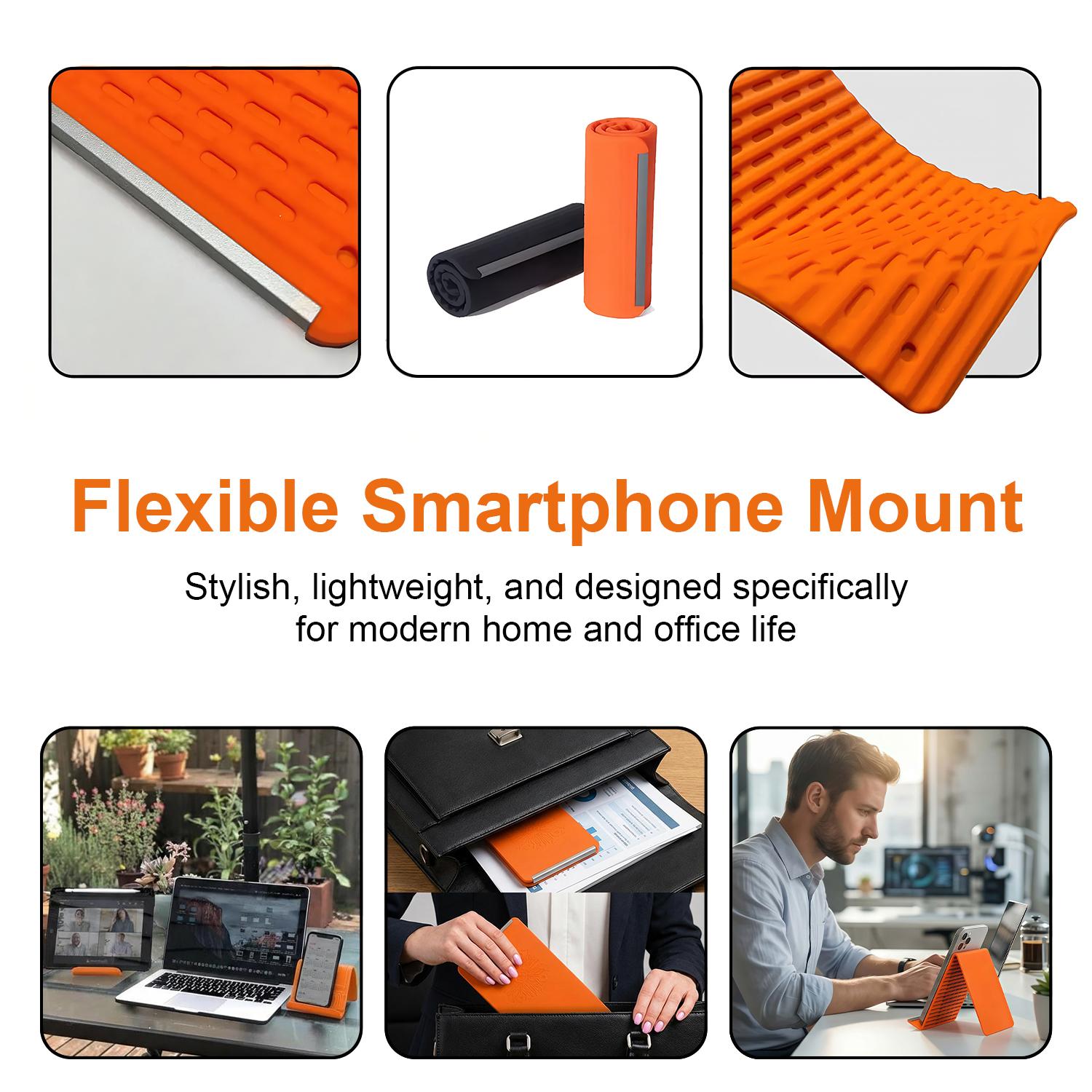 Flexible Airplane Phone Holder & Tablet Stand, Universal Flight Travel Mount, Essential Airplane Travel Accessories for Smartphones and Tablets