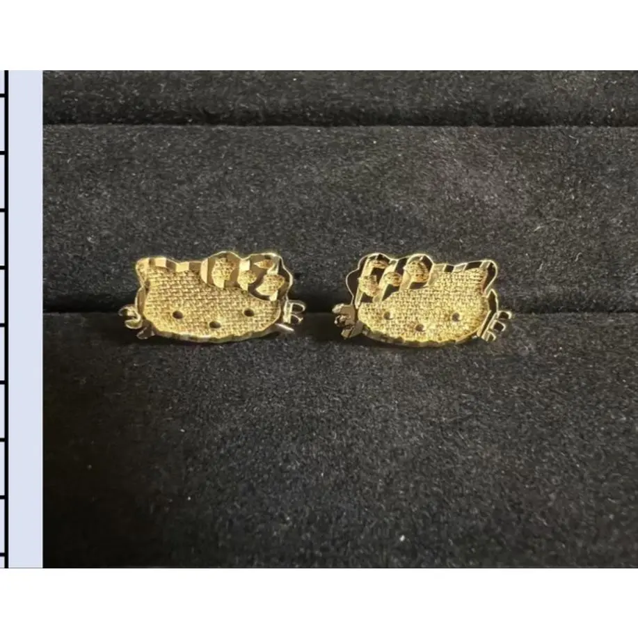 Gold Plated Stainless Steel Cufflinks for Women