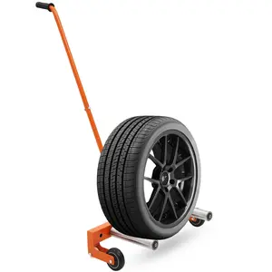 GARVEE Tire Dolly Heavy Duty, Tire Wheel Dolly with 360° Rotatable Wheels, Tire Dolly for Changing Tires, Tire Lifting Tool for Workshop, Garage, 350 LBS Capacity