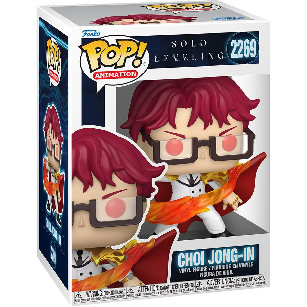 Funko Premium Anime Collectible Character Figurine - Solo Leveling Series Choi Jong-in Vinyl Action Figure #2269, Decorative Display Piece, New