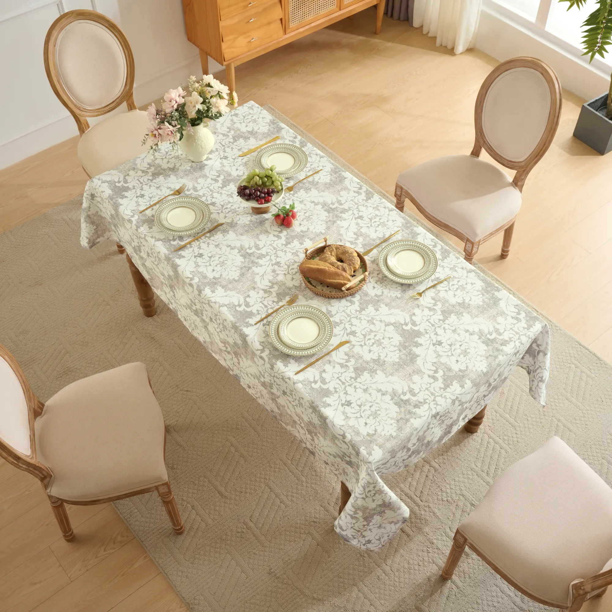 Printed Fabric Waterproof Tablecloths
