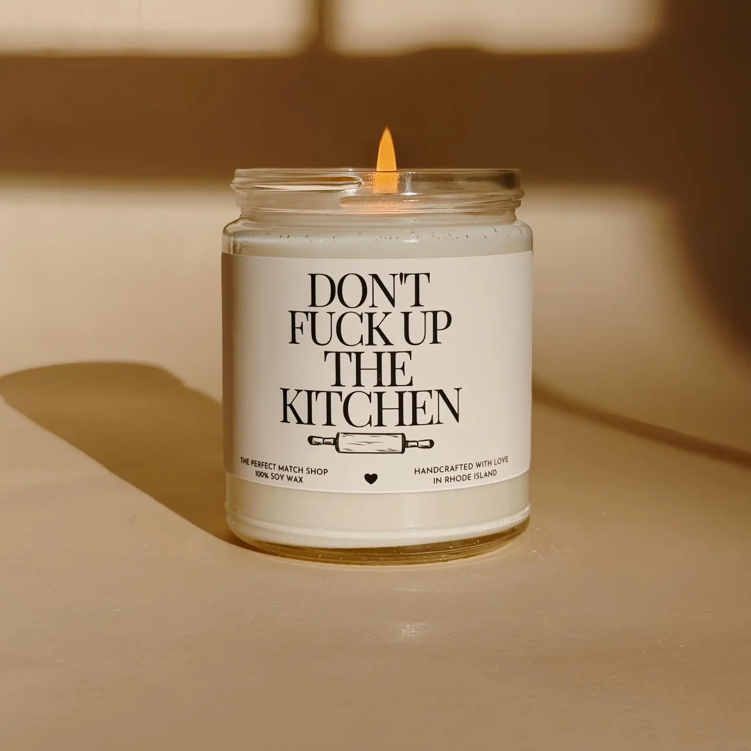 Don't fuck up the kitchen candle, kitchen decor, moms kitchen, funny kitchen candles, kitchen renovation new kitchen gift