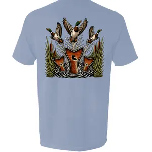 Red Drum Tails Pocket Tee