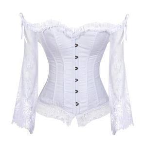 Halloween Wear Plus Size Women's Renaissance Revival Corset Girdle Lace Costume Princess Super Corset Halloween Gothic Party Outfit 8125-D1