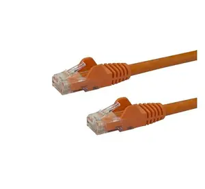 Startech N6PATCH14OR 14 ft. Cat6 Ethernet Patch Cable with Snagless, Orange
