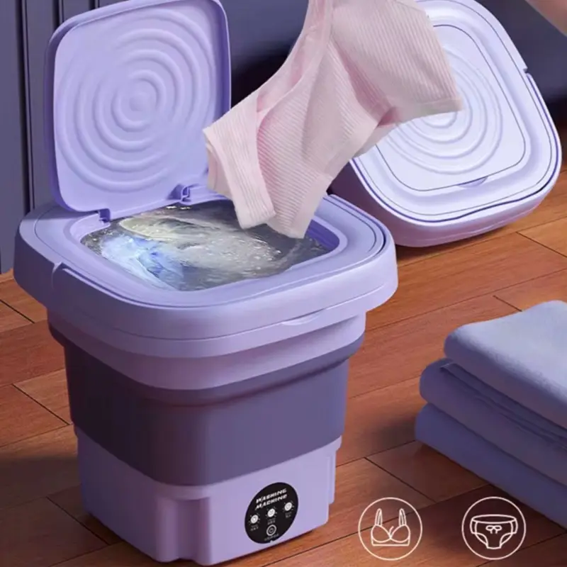 Foldable Portable Laundry Bucket – Ideal for Small Spaces, Dorms & Travel