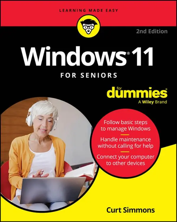 Windows 11 for Seniors for Dummies, 2nd Edition by Curt Simmons (Paperback)