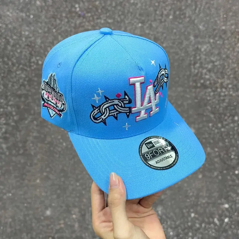 New Era MLB NY Yankees & LA Dodgers Adjustable Baseball Cap – 9FORTY, 9FIFTY & 59FIFTY Snapback Hat, Premium Embroidered Team Logo