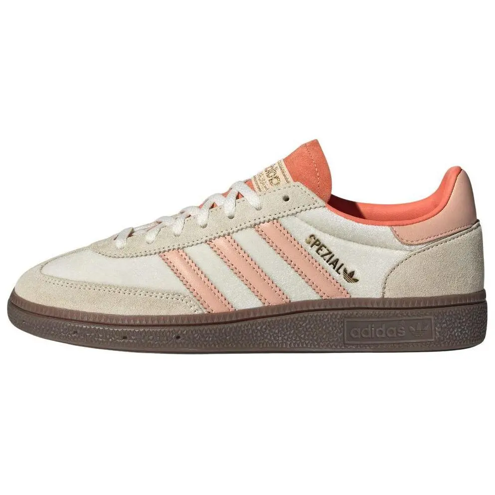 Adidas Originals Handball Spezial 'Velvet Pack-Beige' Low-Top Skate Shoes for Women with Comfortable, Versatile, and Durable Design Trending Shoes, House White Official Shoes to Get / Maison Mihara