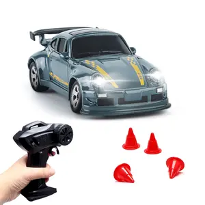 1:64 Mini RC Drift Racing Car, 4wd Desktop Competition Toy, Cool Lights, Suitable for Ages 8+, Requires 2 X 1.5v Aa Batteries, Remote Controlled Car