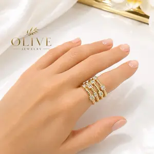 Olive Jewelry Sky Ring - adjustable ring brass material solid for everyday use perfect for any occasion