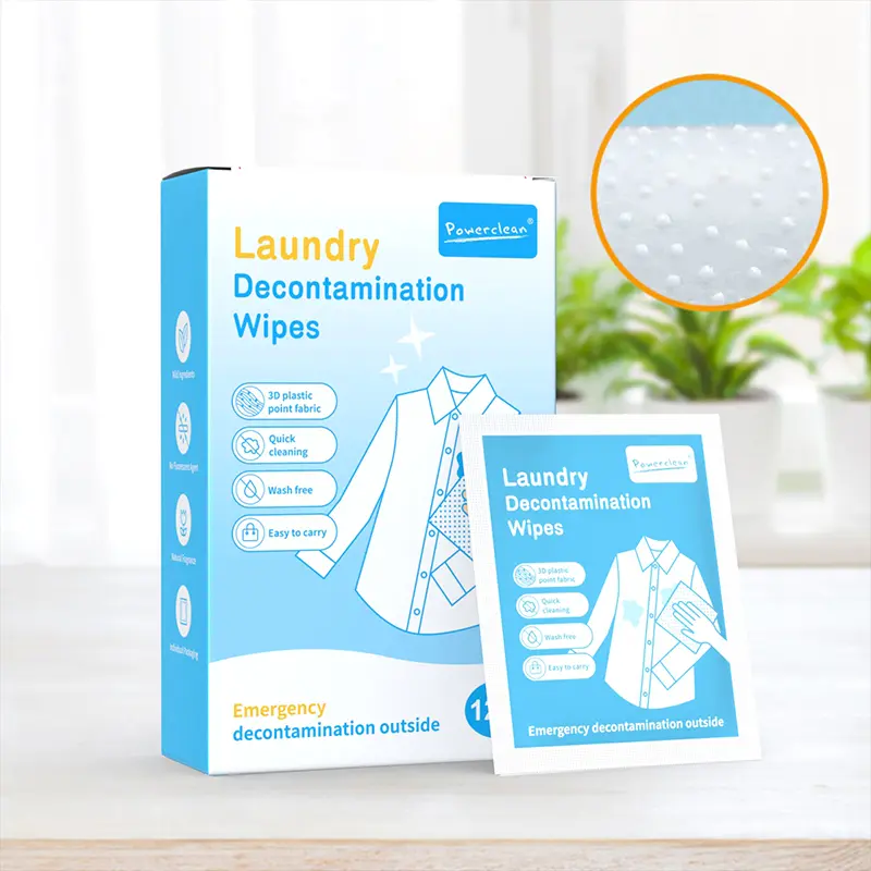 Deep Stain Remover Wipes Instant Laundry Stain Rescue Removes Odors Fresh Lemon Scent Removes Grease, Wine, Coffee, Food, Grass & More Waterless No Rinse No Residue Gentle Natural Enzyme  Non-Toxic Safe for All Fabrics Travel Size On-the-Go 12 Count