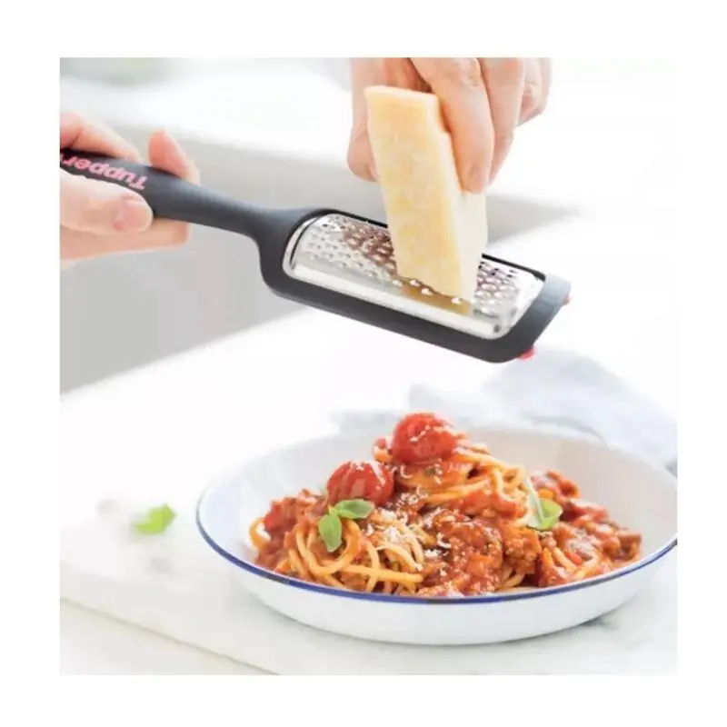 Home & Kitchen Mini Cheese Grater with Black Handle - Round Grating Design for Cheese Prep, Kitchen Utensil with Grater Mandolines Functionality, Manual Cheese Grater Mandolines