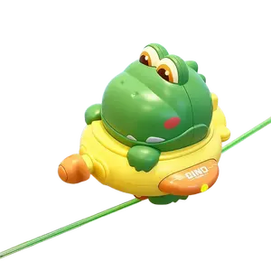 Balancing Dinosaur Tumbler Toy Interactive Tightrope Walking Dino with Spinning Gyroscope Stress Relief Fidget Toy for All Ages Fun Monster Plush