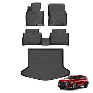 KELCSEECS Mazda CX-5 2023-2026 Floor Mats & Cargo Liners, All-Weather TPE Non-Slip Custom Fit, Waterproof, Easy Clean, Eco-Friendly, Safe & Durable