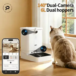Automatic Pet Feeder with Camera for Cats & Dogs | 1080P HD Dual Camera, APP Control, Remote Feeding Automatic Pet Feeder with Camera for Cats & Dogs | 1080P HD Dual Camera, APP Control, Remote Feeding