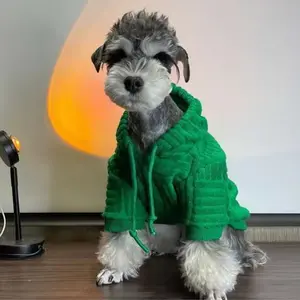 Fashion Hoodie Dogs Clothing Pet Cotton Sweatshirt Dog Clothes Costume French Bulldog Warm Winter Puppy Designer Dog Clothes