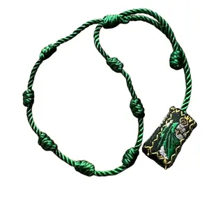 Religious San Judas Tadeo & Virgen de Guadalupe Scapular Bracelet