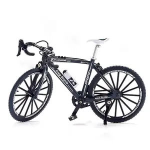 Mini Alloy Simulation Bicycle Model Ornament, Detailed Racing Toy with Realistic Design, Perfect for Easter, Halloween, and Christmas Gift Collection