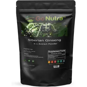 Siberian Ginseng Powder 4:1 Extract 4x times Stronger Eleuthero Root 4oz