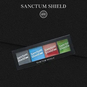 Sanctum Shield 600-Pack Card Sleeves 6 Colors Set PP Material Comfortable Feel Ideal for Tournament Play Compatible with Standard Trading Cards