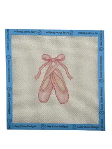 Pink Ballet Shoes (13 mesh) Needlepoint Canvas