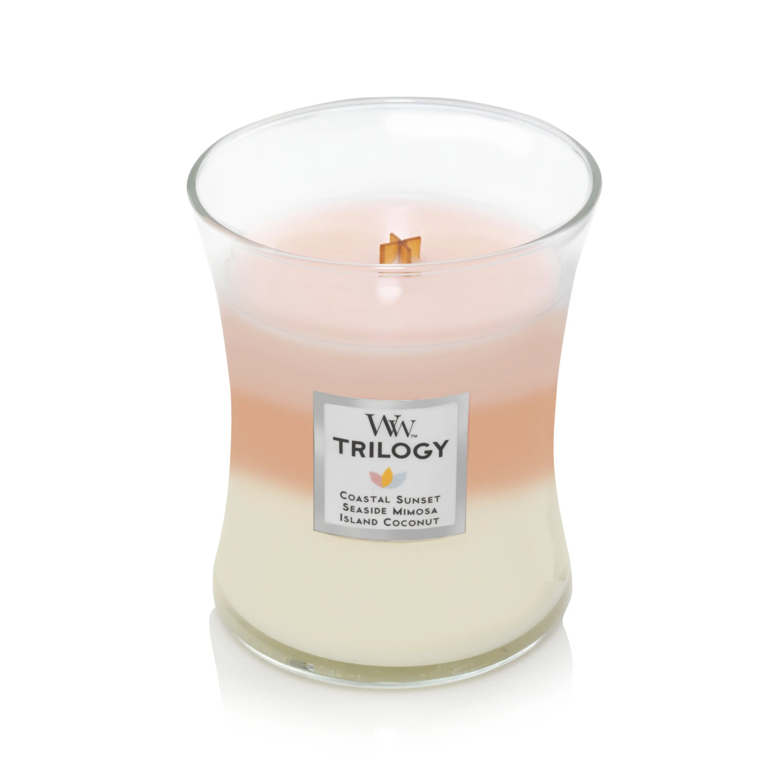 ISLAND GETAWAY WoodWick Trilogy 10 oz Scented Jar Candles - 3 in One