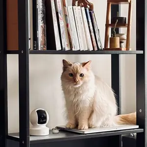 Kasa EC70 Indoor PanTilt Smart Security Camera 1080P HD with Night Vision Motion Detection for Baby & Pet Monitor Cloud SD Storage Works with Alexa Google Home White - Lights Card Local