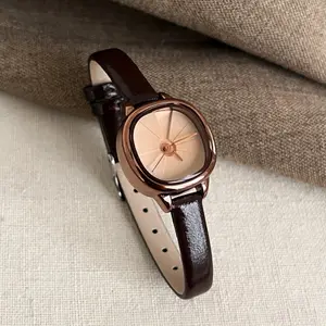 Women's Watch, Versatile Square Dial Design, Simple Leather Strap, Daily Wear, Perfect Gift for Women, [7803]