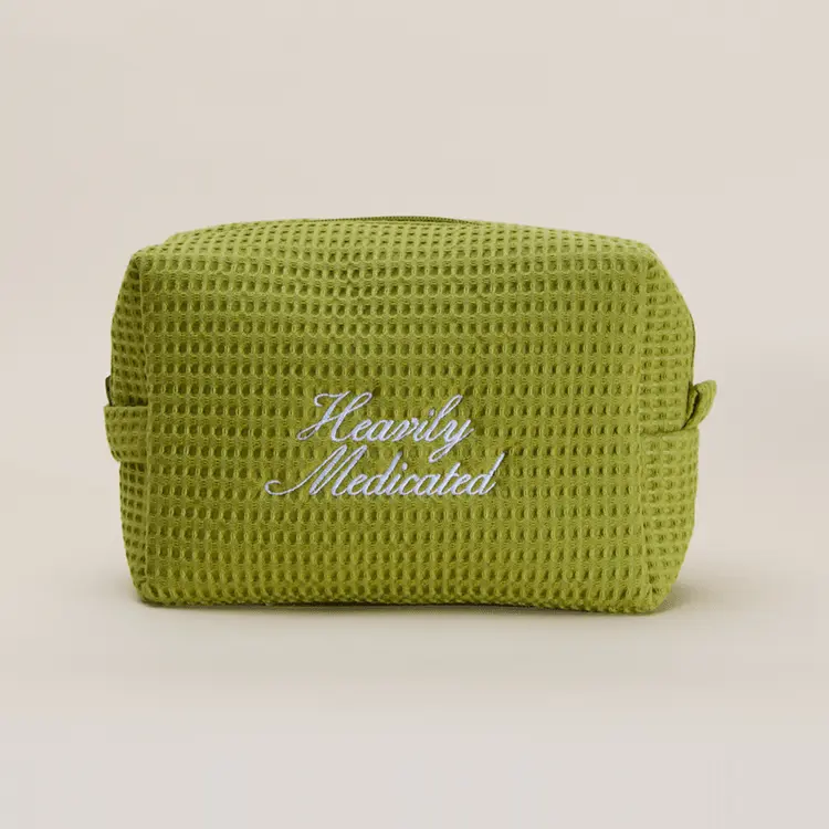 Heavily Medicated Waffle Pouch