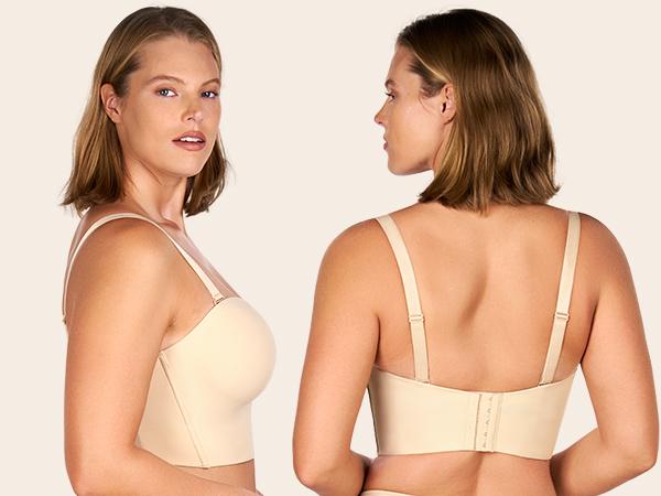 HSIA Seamless Iris Longline Strapless Bra for Plus Size Women - Longline Corset Adjustable Anti-Slip Support Corset Bustier Bandeau for Large Busts, Hand Wash Only, Smooth Plus Size Fashion Womenswear HSIA Seamless Iris Longline Strapless Bra for Plus Size Women - Longline Corset Adjustable Anti-Slip Support Corset Bustier Bandeau for Large Busts, Hand Wash Only, Smooth Plus Size Fashion Womenswear