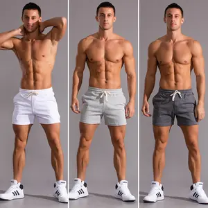 Menswear Cotton Quick Dry Casual Sport Jogging Fitness Shorts for Men Plain Design available