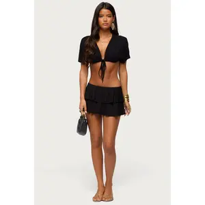 Kimora Ruffle Micro Skort