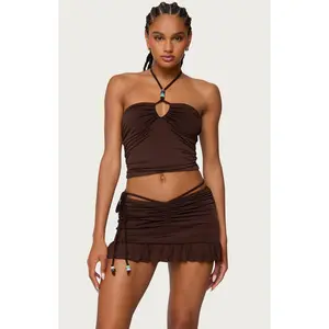 Edikted Women's Koda Bead Halter Top