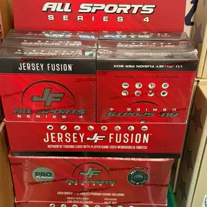 All Sports Series 4 Jersey Fusion Authentic Trading Card with Player Game Used Memorabilia Swatch Sports.com