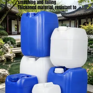 20L Thickened Hdpe Bucket, Outdoor Water Storage, Oil Container, Garden Irrigation, Trash Bin, Industrial Waste Holding, Chemical Bucket