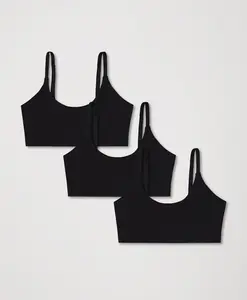 Women's Organic Everyday Modern Scoop Bralette 3-Pack