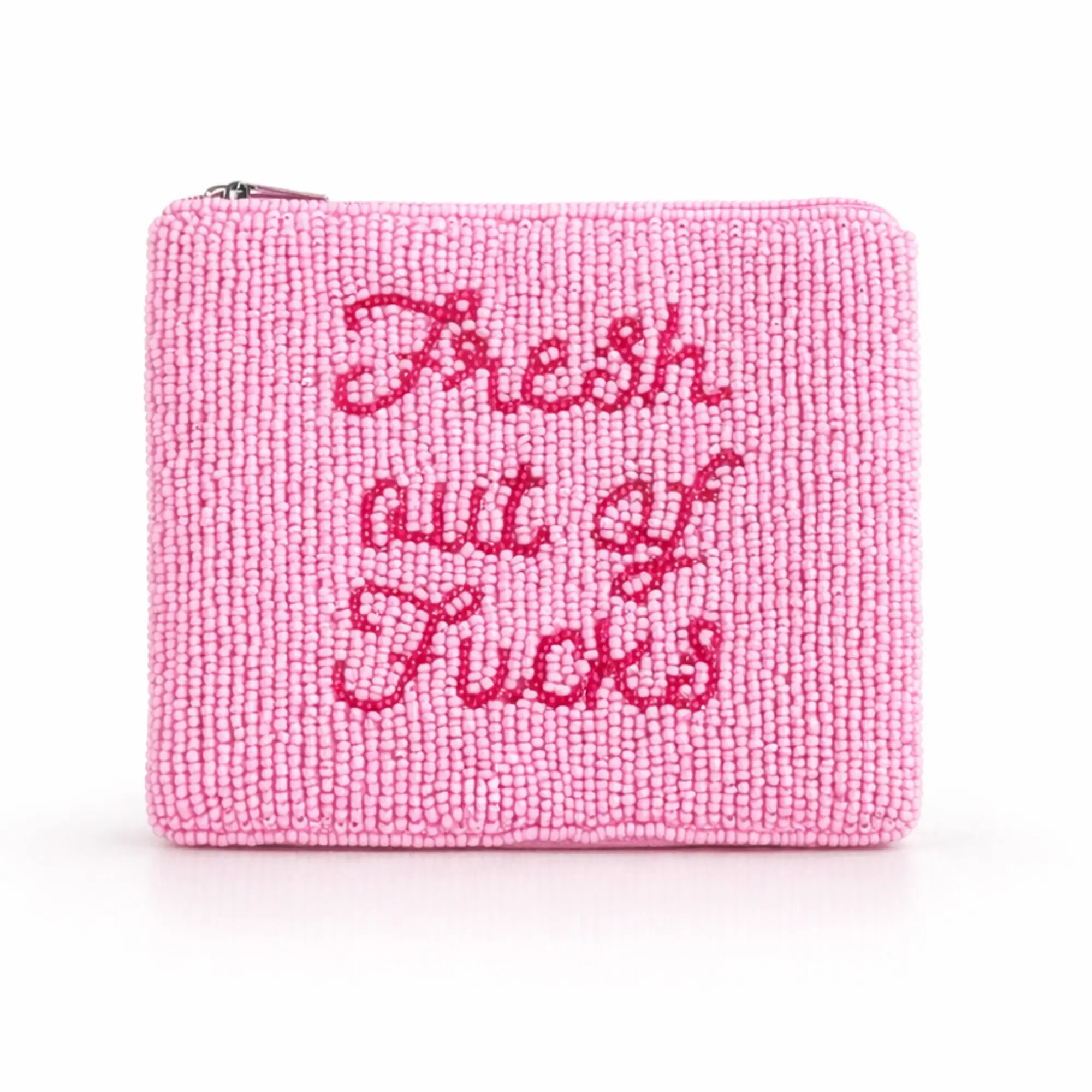 Women's Beaded Coin Pouches - Fresh Out of Fucks Fashion Wallet