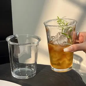 Durable Coffee & Tea Glass - Clear Drinking Glass for Beverages Drinkware