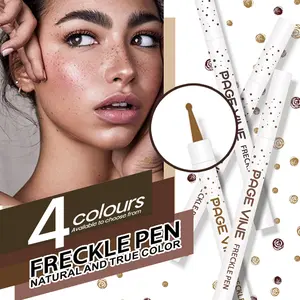【Waterproof Spherical Freckle Pen】Creates realistic and long-lasting freckles,easy to apply,suitable for everyday makeup and cosplay,long-lasting sun-kissed freckle effect without sun exposure,makeup pen,made in Australia,quickly creates a delicate look